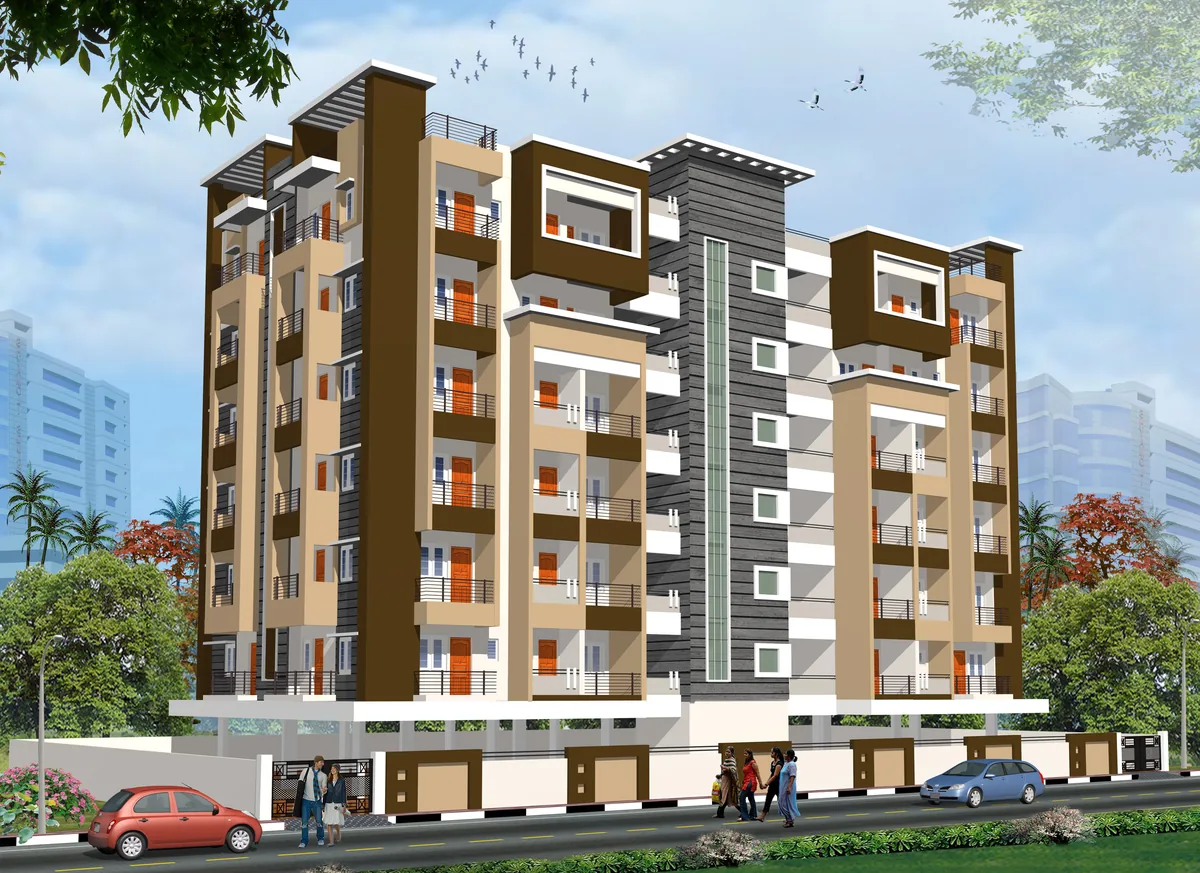 Radhika Apartments, apartments