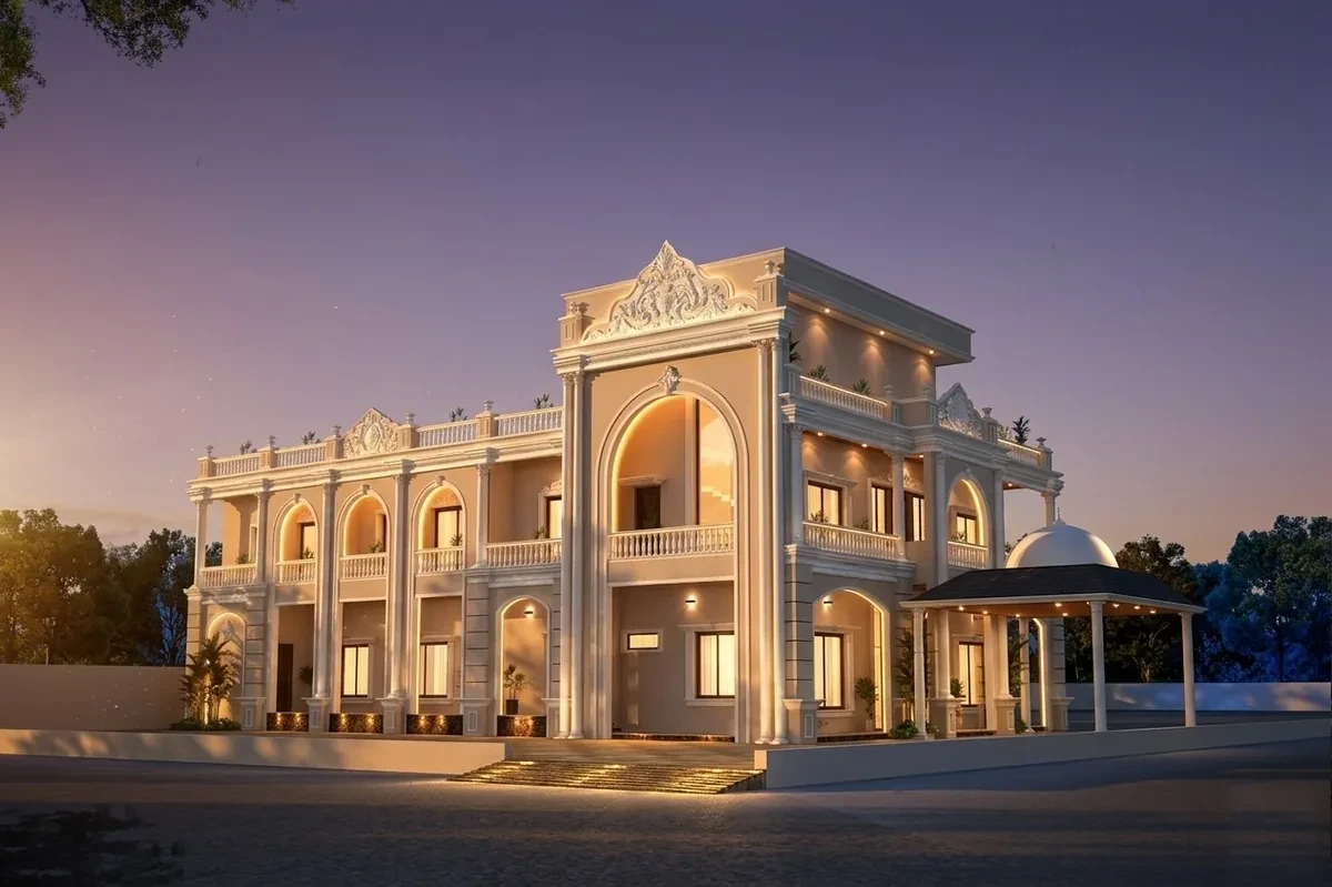 Sahu Marriage Palace, the approach